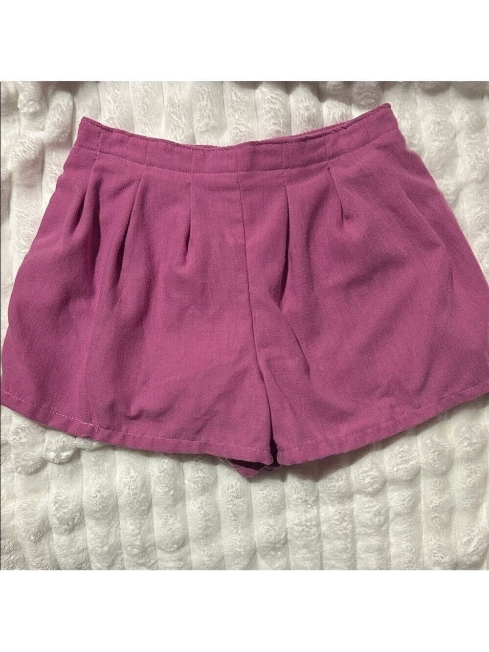 btween High Waist Magenta Women's Shorts